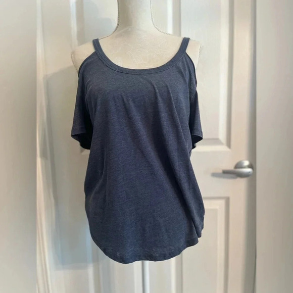 Altard state‎ Jean colored open shoulder tank - Picture 3 of 13